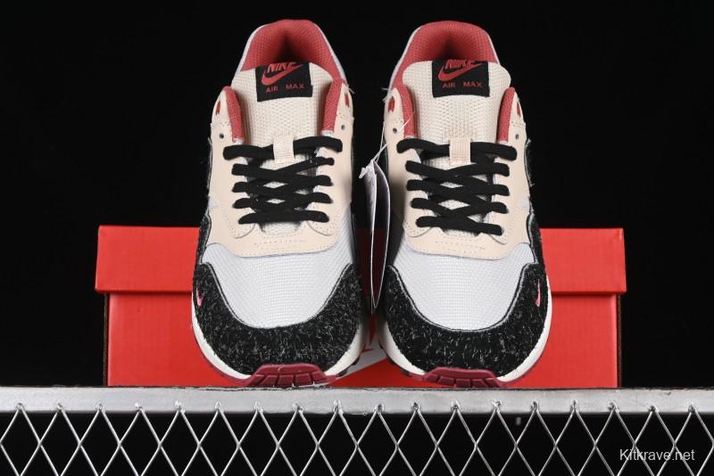 Nike Air Max 1 Retro Running Shoes with Half-Sole Air Cushion - FD5743-200