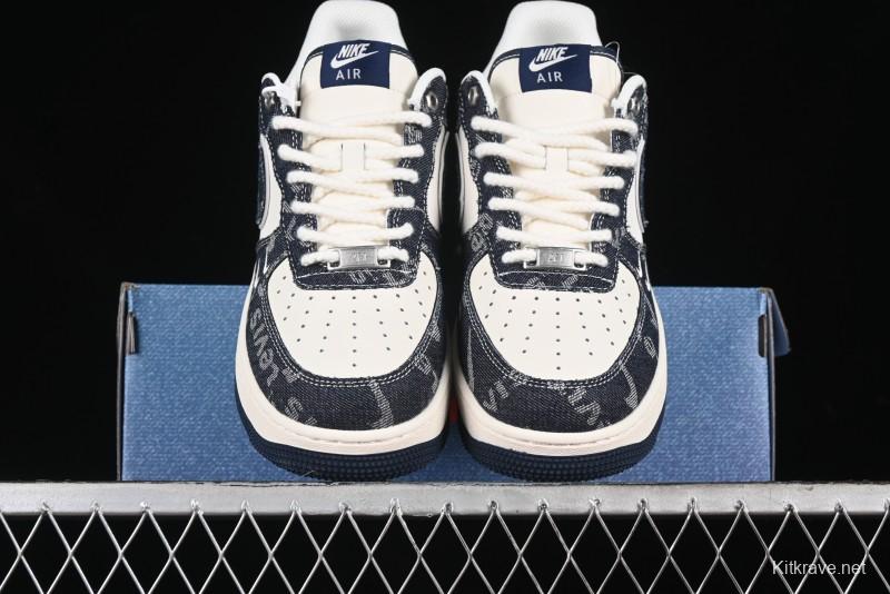 Nike Air Force 1 '07 Low Levi's Collaboration - Dark Denim Low-Top Casual Sneakers SJ6698-002