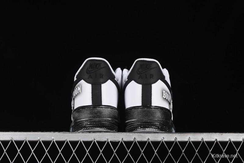 Nike Air Force 1 '07 Low Custom KAWS Bear Print Casual Sneakers - ZH0316-037