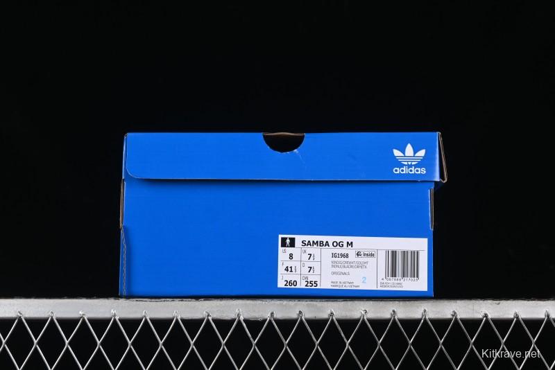 Adidas Originals Samba OG Retro Casual Sneakers - IG1968