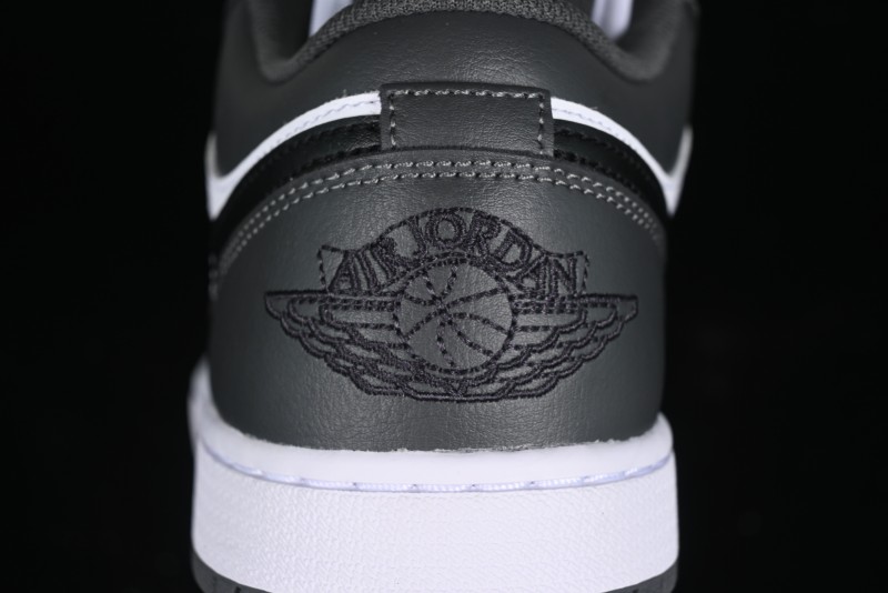 Nike Air Jordan 1 Low Iron Grey Casual Sneakers - 553558-152