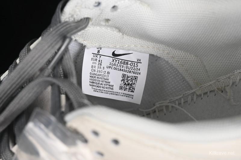 Nike SB Dunk Low Stussy Collaboration - Grey Pigskin Red Tail Anniversary High-End Custom Low-Top Casual Skate Shoes - XY2025-015