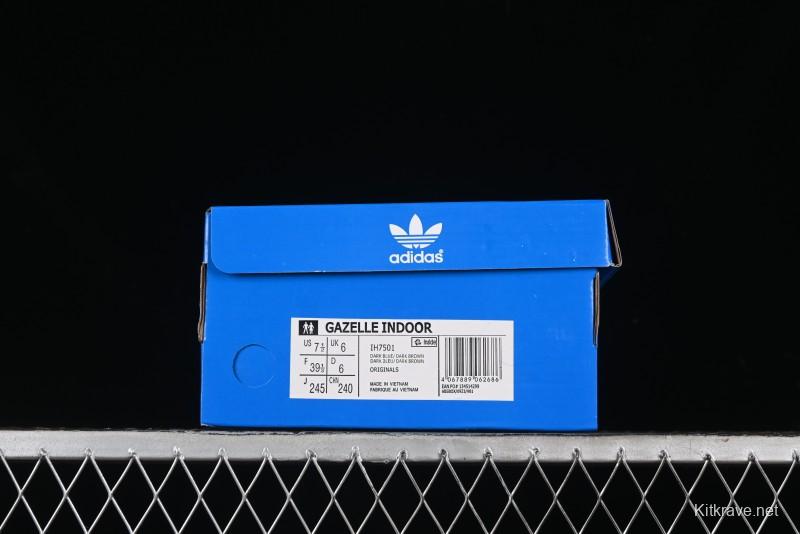 Adidas Originals Gazelle Indoor IH7501 Retro Casual Slip-Resistant Wear-Resistant Low-Top Sneakers - IH7501