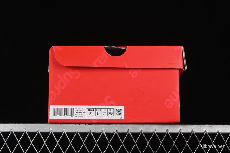 Nike Travis Scott x Fragment Design x Air Jordan 1 Low OG SP AJ1 Supreme Collaboration - CH6336-011