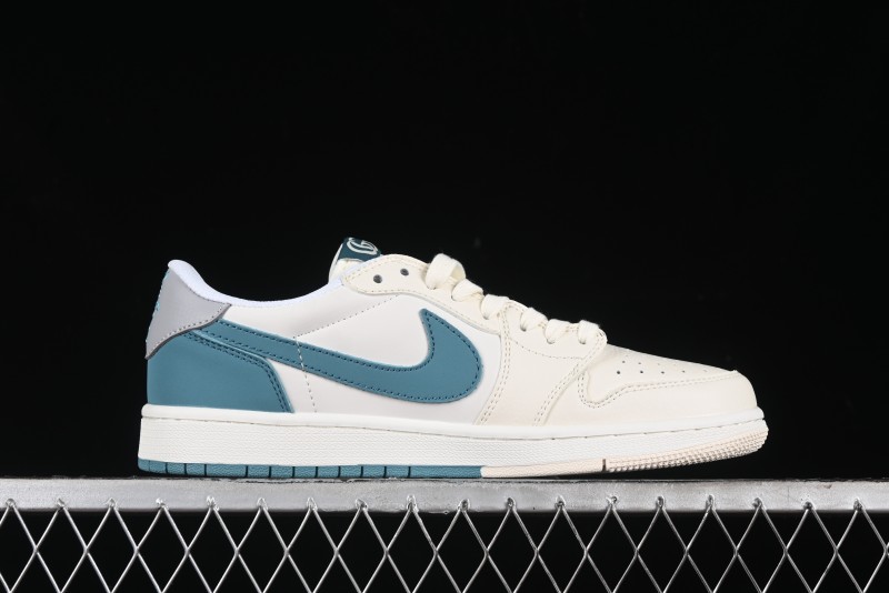 Nike Travis Scott x Fragment Design x Air Jordan 1 Low OG SP AJ1 Retro Sneakers - LJ5188-022