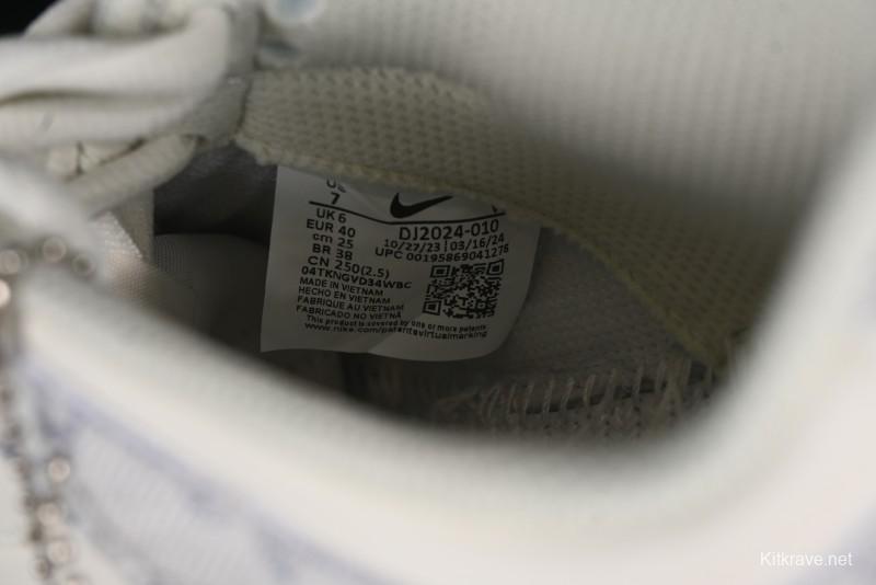 Nike SB Dunk Low LV Collaboration - Purple Denim with White and Purple Swoosh Anniversary High-End Custom Low-Top Casual Sneakers - DJ2024-010