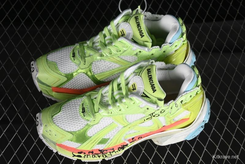 Balenciaga Runner Kith Four Color Retro Casual Sneakers - WRNMT4697
