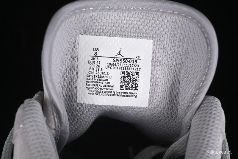 Nike Air Jordan 1 Low AJ1 Bape Collaboration - Grey Blue Retro Basketball Shoes with Custom Laces - SJ9950-019