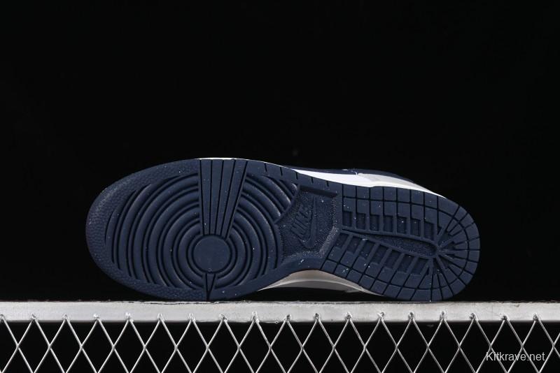 Nike Dunk Low SB Casual Sneakers in Photon Dust and White with Obsidian Accents - HF4299-001