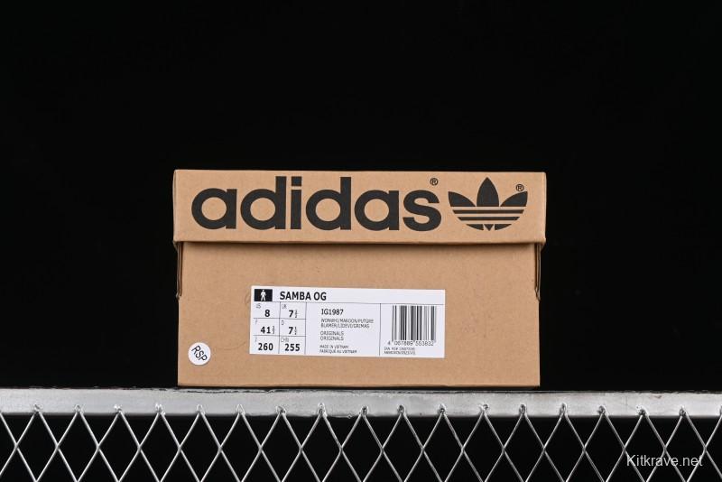 Adidas Originals Samba OG Retro Casual Sneakers - IG1987