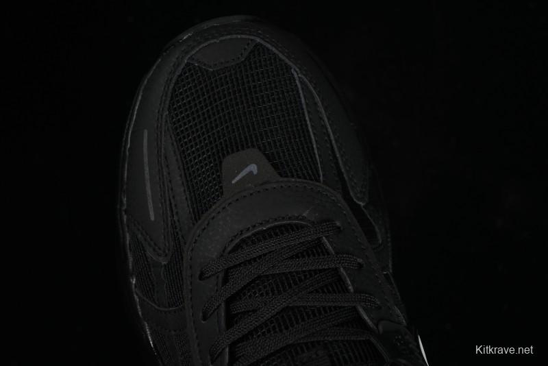 Nike Runtekk Run Retro Low-Top Running Shoes with Cushlon Midsole and Anti-Slip Design - HQ1582-001