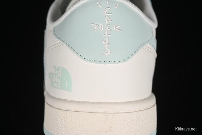 Nike Travis Scott x Fragment Design x Air Jordan 1 Low OG SP AJ1 Supreme North Face Collaboration - XZ5158-001