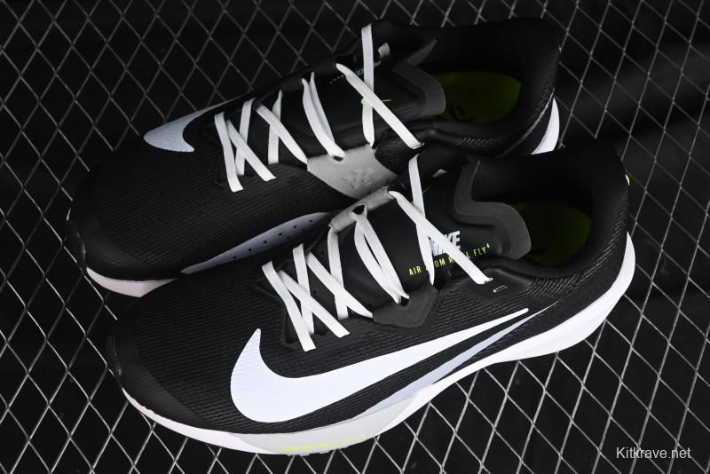 Nike Zoom Rival Fly 4 Lightweight Responsive Running Shoes with Flyknit and React Technology - FV6040-001