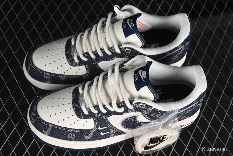 Nike Air Force 1 '07 Low Levi's Collaboration - Dark Denim Low-Top Casual Sneakers SJ6698-002