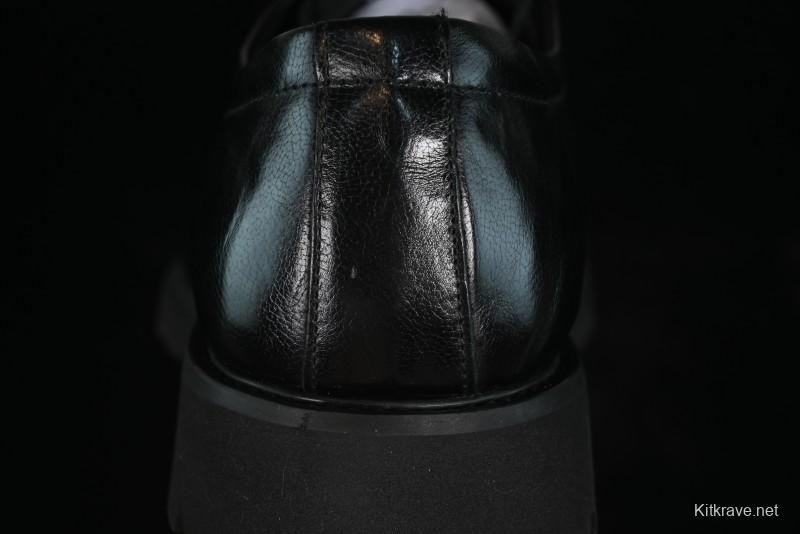 Ecco Block Brogue Business Derby Round Toe Genuine Leather Dress Shoes - 63667201001