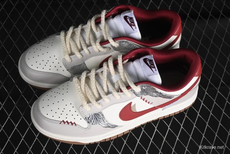 Nike Dunk Low Casual Sneakers with Chinese Style Gradient Design - FB7160-161