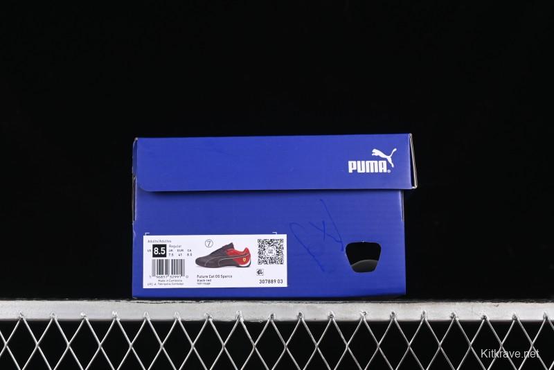 Puma Sparco Future Round Toe Lace-Up Low-Top Lifestyle Casual Shoes in Leather and Fabric - 307889-03