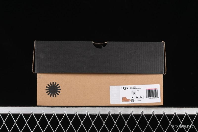 UGG Burleigh Chukka Comfortable Flat Lace-Up Round Toe Fashion Casual Boots - 1151773