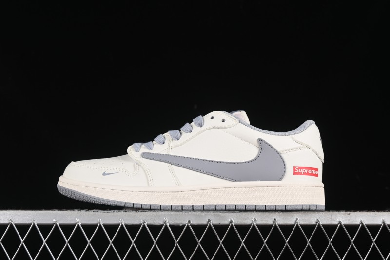 Nike Travis Scott x Fragment Design x Air Jordan 1 Low OG SP AJ1 Supreme Collaboration - XZ1168-003