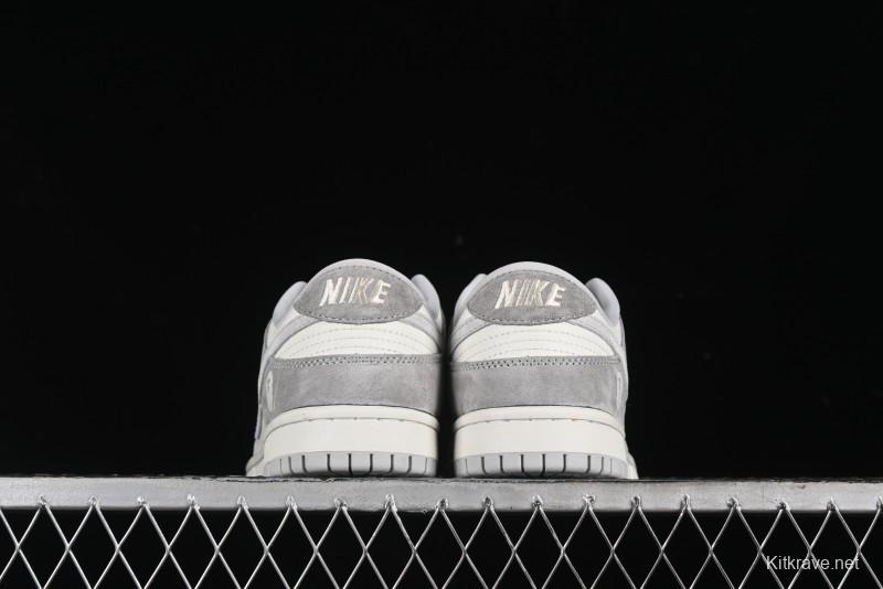 Nike SB Dunk Low BAPE Collaboration - Grey Pig 8th Anniversary Custom Low-Top Casual Skate Shoes - CH6336-226