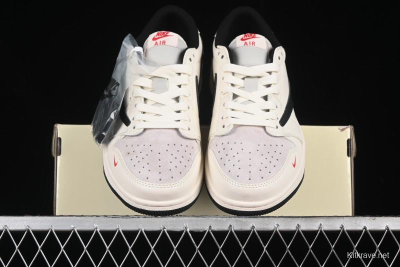 Nike Travis Scott x Fragment Design x Air Jordan 1 Low OG SP AJ1 Supreme Collaboration - LJ5188-023