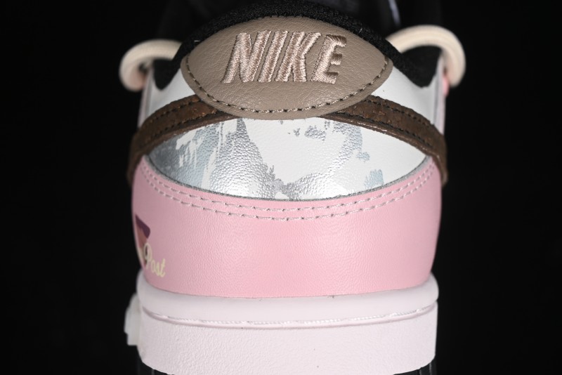Nike Dunk Low Panda Prank Special Edition Heartbeat Mail Casual Sneakers - CW1590-100