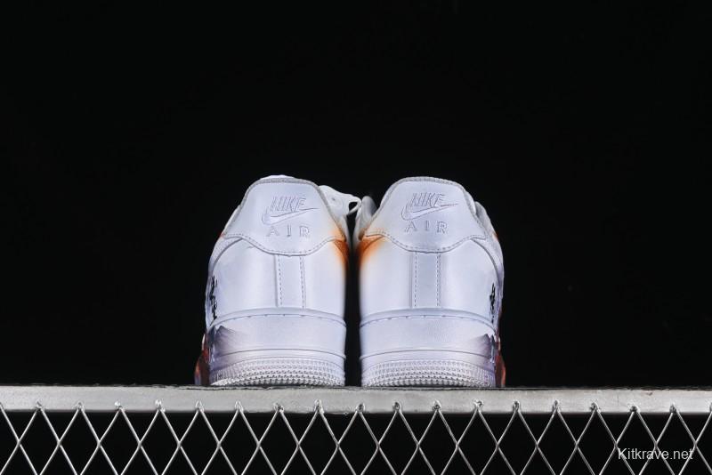 Nike Air Force 1 '07 Low Black Myth Wukong Themed Casual Sneakers - 315122-111