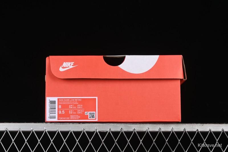 Nike Dunk Low Suede Panda Casual Sneakers - FQ8249-100