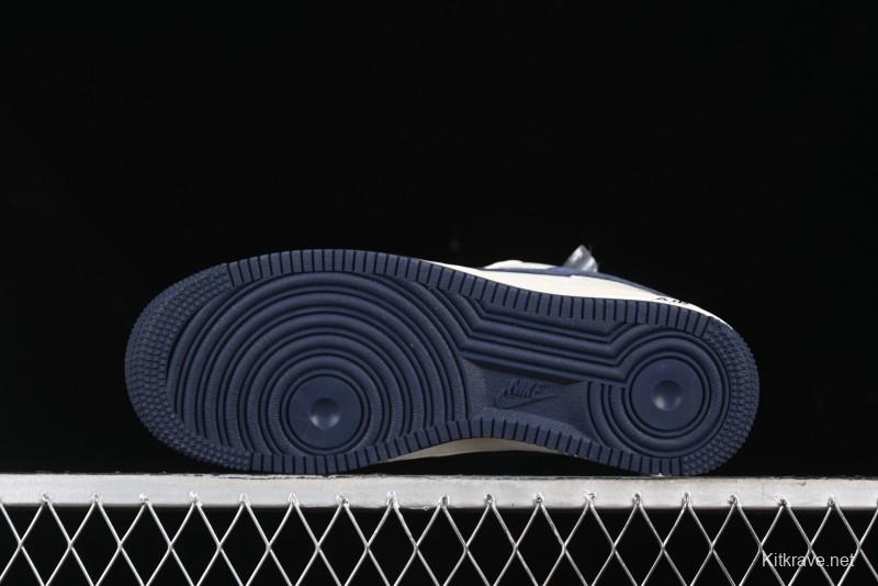 Nike Air Force 1 '07 Low The North Face Collaboration - White Blue Red Casual Sneakers - XZ6188-016