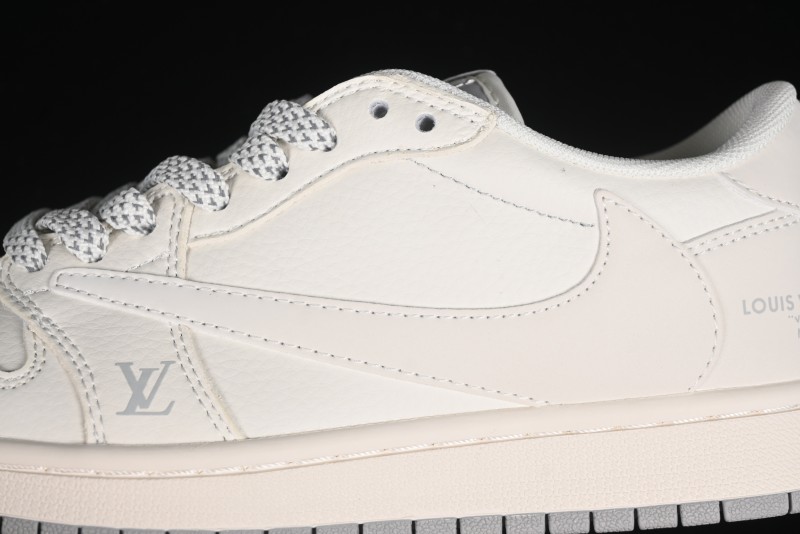 Nike Travis Scott x Fragment Design x Air Jordan 1 Low OG SP AJ1 LV Collaboration - XZ1268-002