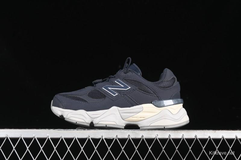 New Balance 9060 Series Kids Hook and Loop Sneakers - PV9060NV