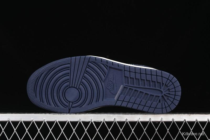 Nike Travis Scott x Fragment Design x Air Jordan 1 Low OG SP AJ1 Retro Sneakers with Stone Pattern - CF3688-029