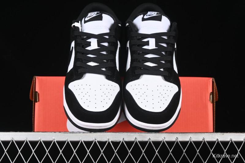 Nike Dunk Low Suede Panda Casual Sneakers - FQ8249-100
