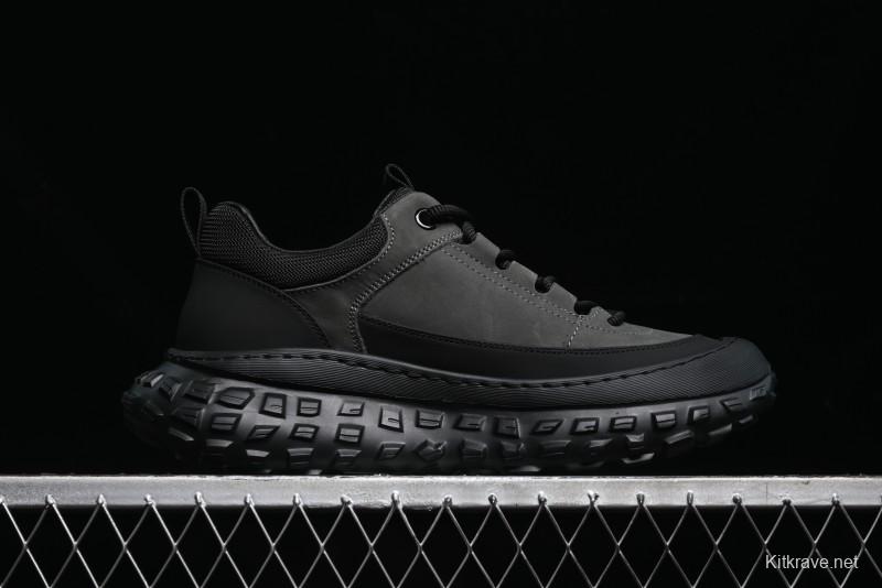 ECCO Off-Road Series Lightweight Cushioned Leather Durable Outdoor Hiking Running Shoes - 63513001001