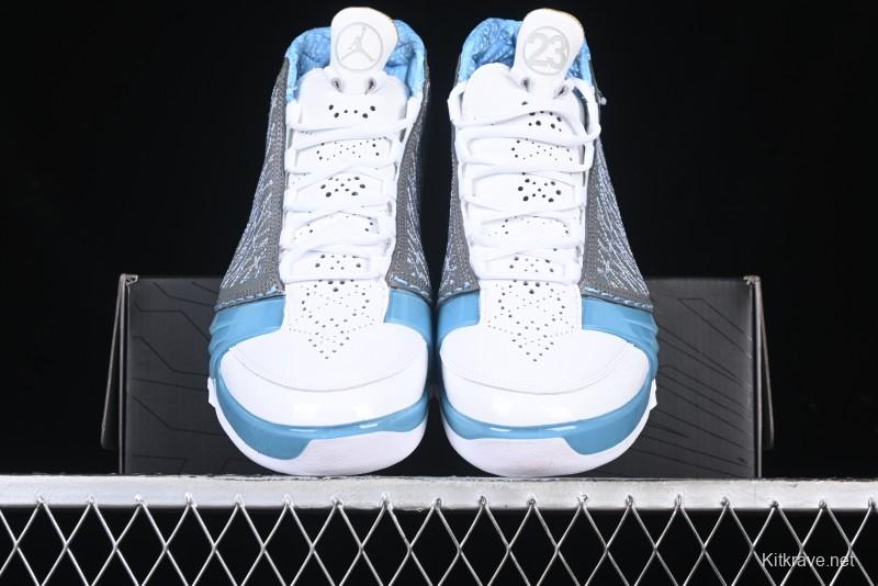 Nike Air Jordan 23 AJ23 Mid Retro Casual Sneakers with Visible Air Cushion - 318474-151