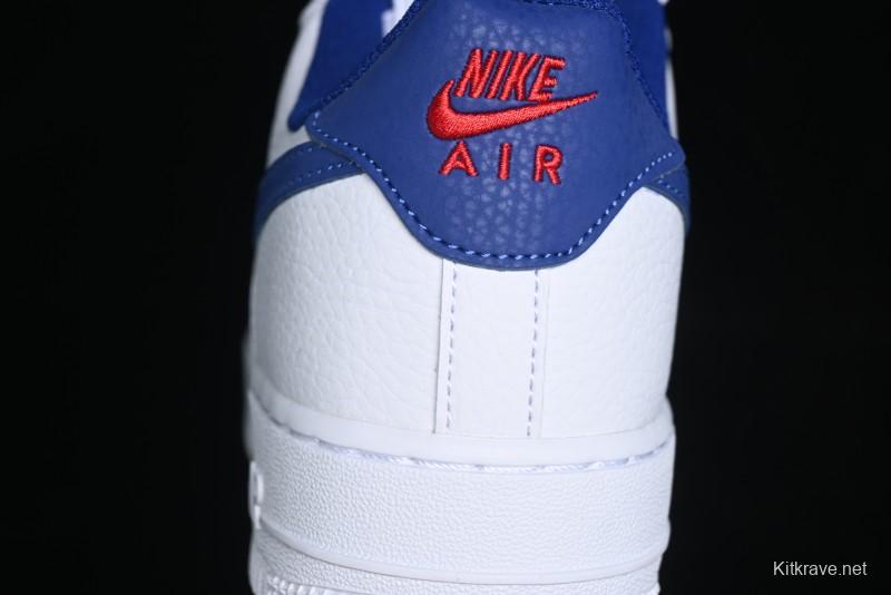 Nike Air Force 1 '07 Low Top Leather Casual Sneakers with Full-Length Air Cushion - CT3839-101