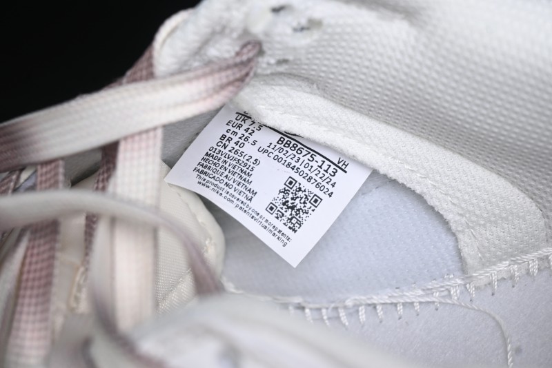 Nike SB Dunk Low Supreme Collaboration - White Brown Split Swoosh Anniversary High-End Custom Low-Top Casual Skate Shoes - BB8675-113