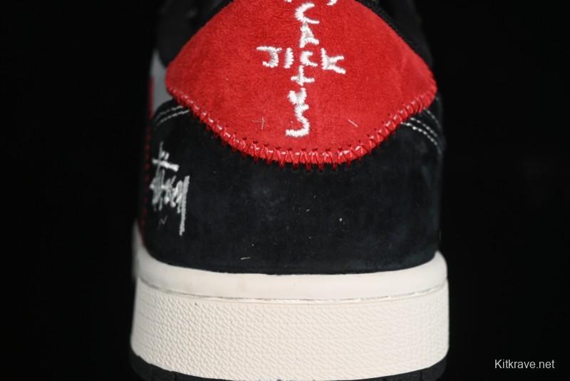 Nike Travis Scott x Fragment Design x Air Jordan 1 Low OG SP AJ1 Sneakers - SJ2068-133