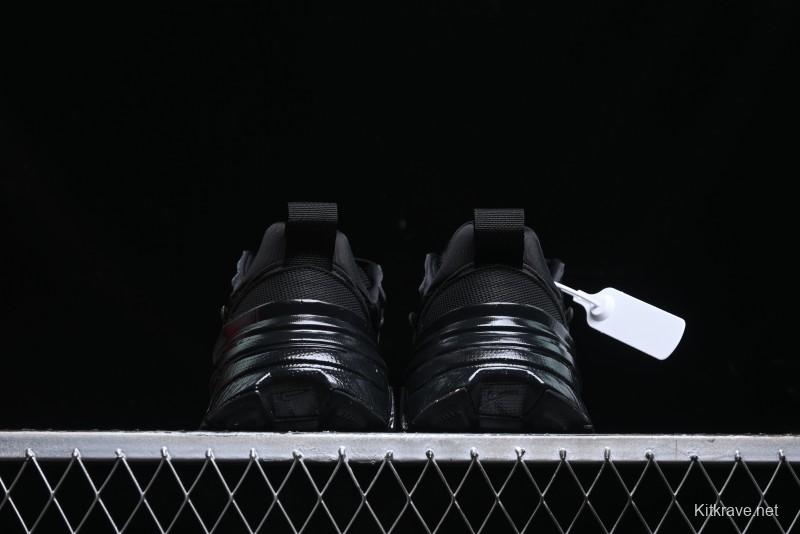 Nike Runtekk V2K Low-Top Retro Running Shoes with Cushlon Foam and Distressed Midsole - HQ1582-001