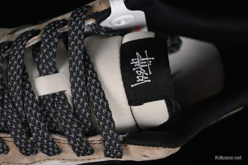 Nike Air Force 1'07 Low Stussy Collaboration - Milk Tea Low Top Casual Sneakers - XZ6188-999