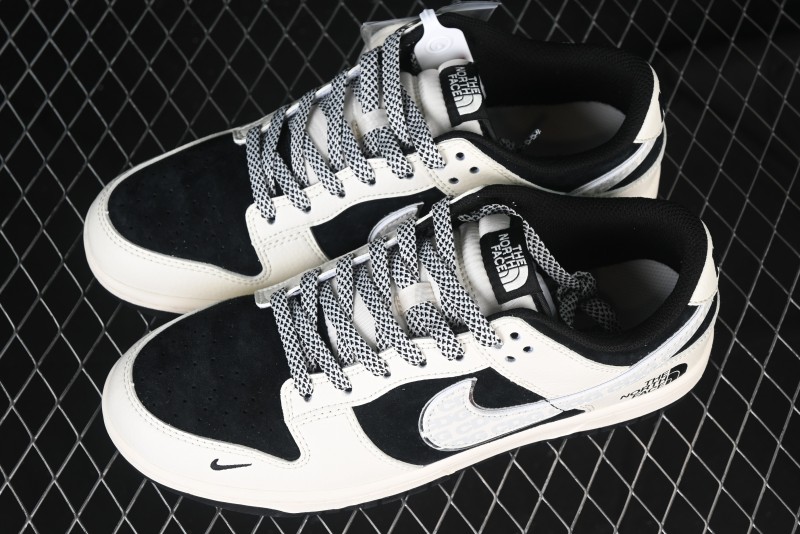 Nike SB Dunk Low The North Face x CDG Anniversary Customized Low-Top Casual Skate Shoes - BB7518-006