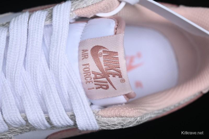 Nike Air Force 1 '07 Low Year of the Snake Themed Low-Top Casual Sneakers - HF2898-100