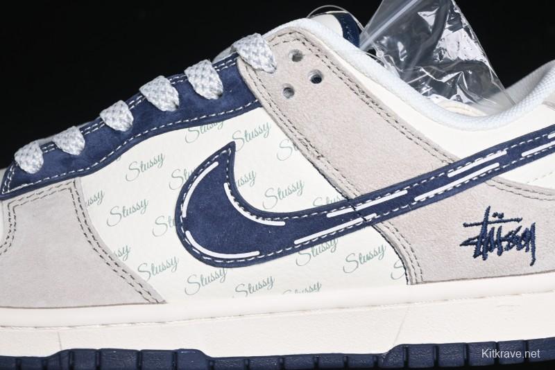 Nike SB Dunk Low Stussy Anniversary Custom Low-Top Casual Skate Shoes - FC1688-197