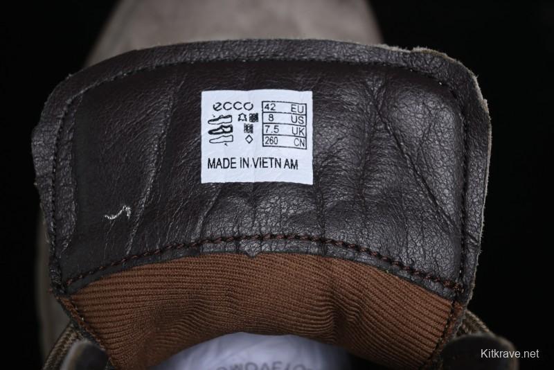 ECCO Cool Series Workwear Leather Anti-Slip Platform Chelsea Boots - 63890801001