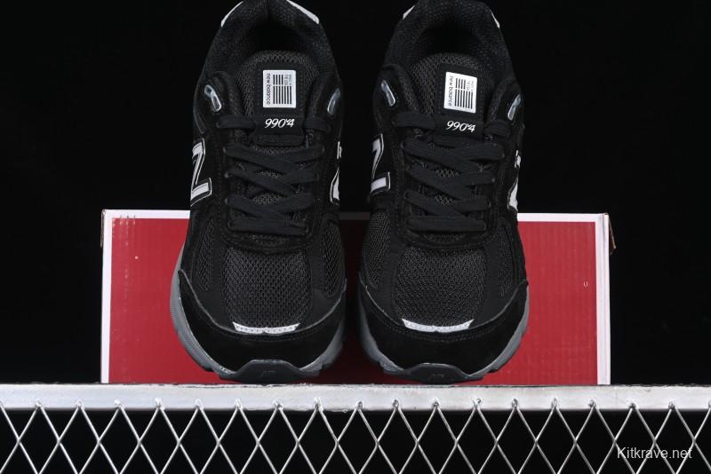 New Balance 990 Series Premium Retro Running Shoes with Carbon Fiber Midsole - M990BK4