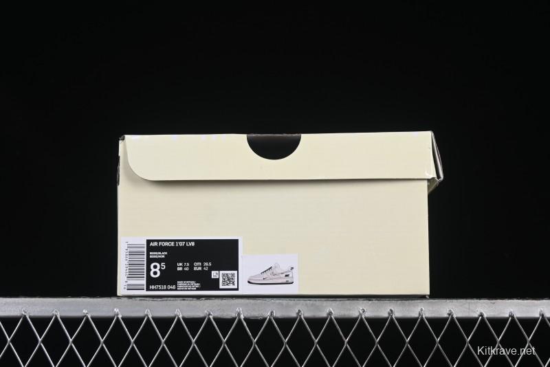Nike Air Force 1 '07 Low Casual Sneakers with Multi-Swoosh Design - HH7518-046