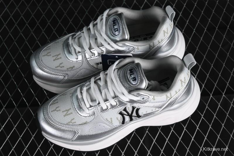 New York Yankees MLB Fast Ball Classic Monogram Retro Casual Running Shoes - 3ARNFSB4N50SIS