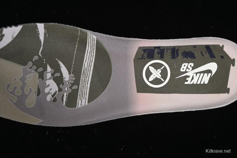 Nike Yuto Horigome x SB Dunk Low Pro 2.0 Casual Skate Shoes with Speckled Design - HF8022-300