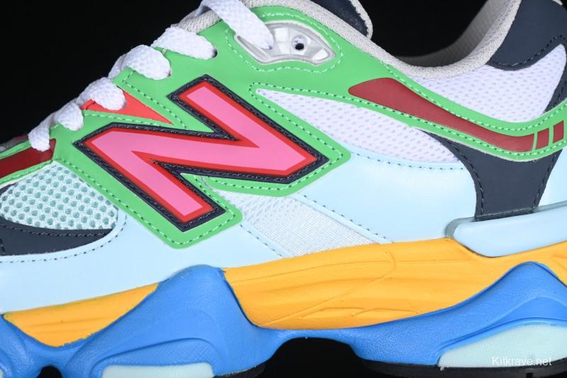 New Balance 9060 Retro Casual Running Sneakers with ABZORB Cushioning Technology - U9060NBN