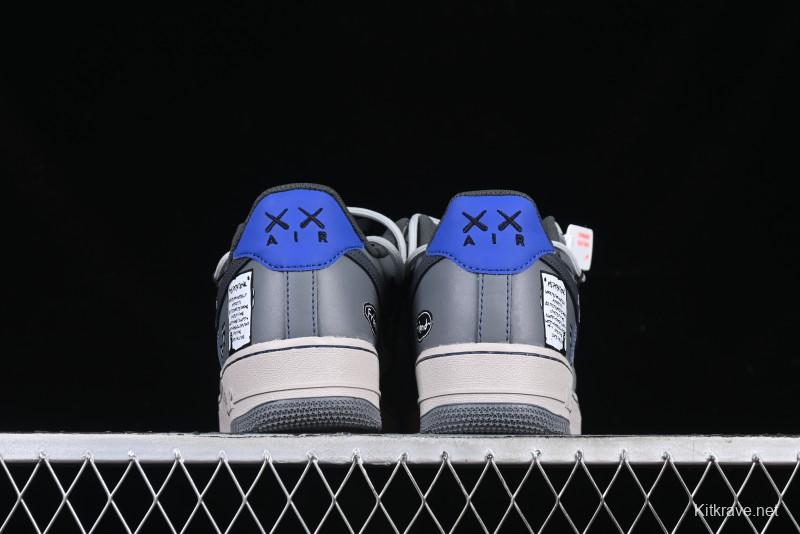 Nike Air Force 1 '07 Low British Blue Cat Casual Lace-Up Sneakers - KS6896-333